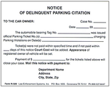 Delinquent Parking Citation