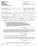 Criminal Trespass Warning Ver. 2 3 Part