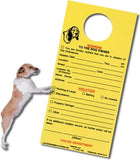 Warning to Dog Owner - Door Hanger