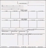 Standard Fingerprint Card