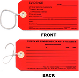 Warning Evidence Tag