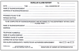 Burglar Alarm Report