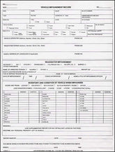 Vehicle Impoundment Record (single)