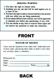 Miranda Card