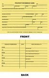 Property Evidence Card