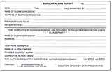 Burglar Alarm Report