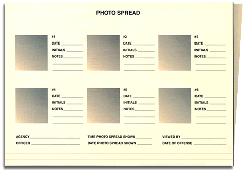 Photo Line-up Folder (Click here for Image)
