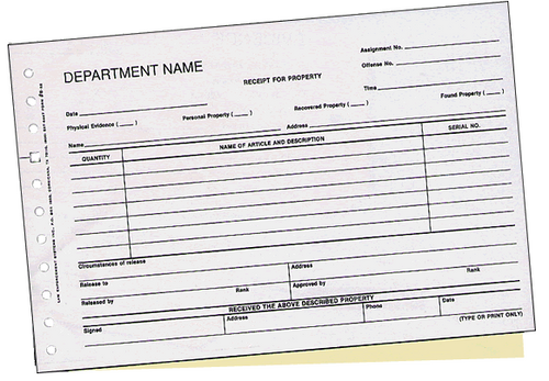 Receipts for Property