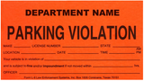 Parking Violation Peel & Stick Label