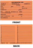 Case Disposition Card