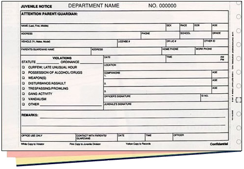 Juvenile Notice