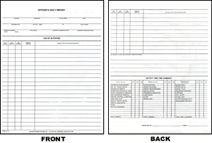 Officer's Daily Report