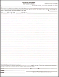 Voluntary Statement - Not Under Arrrest (single)